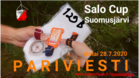 Salo Cup osa 3: -Neljän mailin pariviesti suunnistetaan tiistai-iltana 28.7.20 Suomusjärvellä, Sisumaja. Ratamestarina juonii Mauri Sinnelä, SuSi
